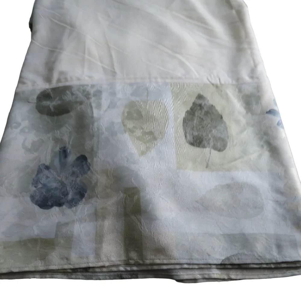 Vintage Croscill Cal King Bed Skirt Multicolor Spa Leaf 14
